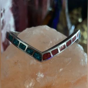 Native Turquoise Petit Coral Cuff